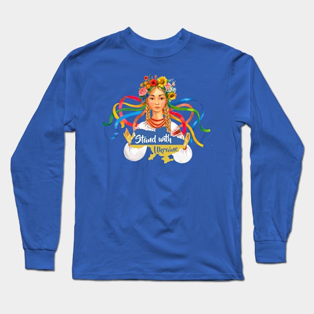 3rd Design From Artist Living In Ivano-Frankivsk, Ukraine Long Sleeve T-Shirt by The Christian Left